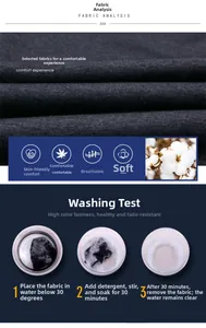 Close-up of skin-friendly breathable cotton fabric texture and wash colorfastness test