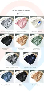 Detailed grid of teddy fleece jackets showing diverse colors and contrast zipper pockets