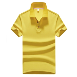 Men Casual Short Sleeve Polo Shirt Breathable Polyester Stand Collar Solid Color Sporty Summer Fashion Top for Men