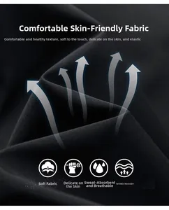 Close-up of soft black casual jacket fabric showing breathable texture and wrinkle-resistance