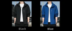 Detail view of water-resistant outdoor jacket with X-SPORT logo and velcro cuffs