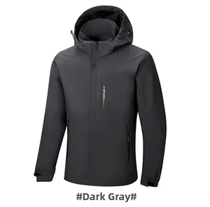 Detail of waterproof outdoor jacket showing chest zipper pocket and mesh lining fabric