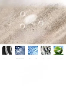 Detail showing high-quality fleece lining texture for soft and warm men shirt fabric