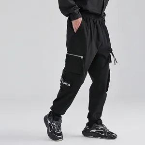Men's Multi-Pocket Techwear Cargo Pants Cotton Blend Jogger Sweatpants Streetwear Casual Outdoor Trousers For Men