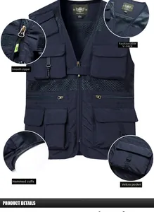 Detailed close-up of tactical vest with breathable mesh and functional multi-pockets