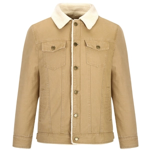 Veste d'Hiver Chaude et Épaisse pour Hommes Avec Doublure en Polaire Sherpa Coton Manteau Cargo Militaire Tactique Extérieur Décontracté Homme