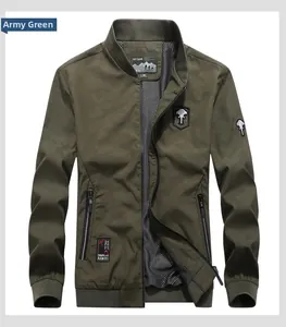 Detail view of military green camo jacket with breathable mesh lining and ribbed cuffs