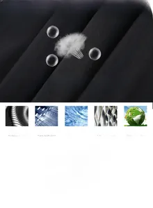 Détail du tissu haute densité imperméable et coupe-vent pour veste d'extérieur