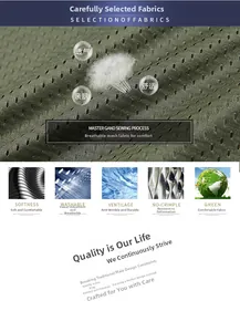 Breathable olive green mesh fabric detail showing quick-dry texture and soft fiber structure