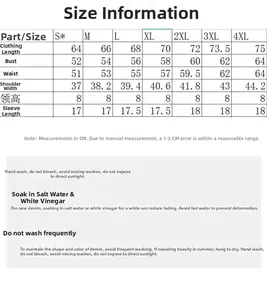 Detailed size information chart for men's winter corduroy vest ranging from S to 4XL