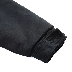 Veste polaire hiver pour hommes avec poignets velcro réglables et protection contre le vent
