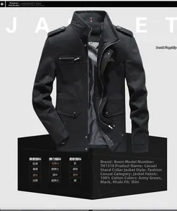Détail d'une veste en coton noir avec doublure à pois et poches zippées de coupe ajustée