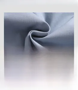 Detail of light blue twill fabric with soft texture for casual autumn jackets