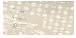 Detail of light beige paisley and floral print fabric showing wrinkle-resistant texture