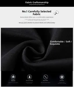 Detail of wrinkle-free black knitted cotton fabric with anti-static and anti-fading properties