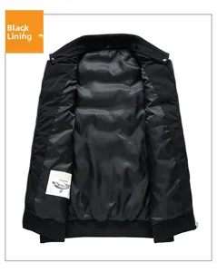 Detail showing high-quality black inner lining with pocket and ribbed hem on men's vest
