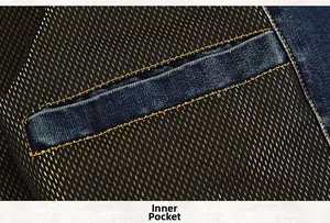 Close-up of internal pocket with reinforced double stitching and breathable mesh lining