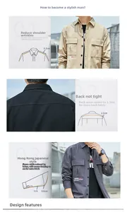 Detail showing ergonomic tailoring with adjusted shoulder slope and raised back line seam