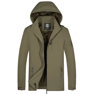 Herren Casual Outdoor Kapuzenjacke Winddicht Wasserdicht Lockerer Schnitt Windjacke Mantel Zum Wandern Mode Übergröße Herren Oberbekleidung