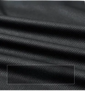 Detail of breathable honeycomb mesh lining fabric for men's outdoor hooded jacket