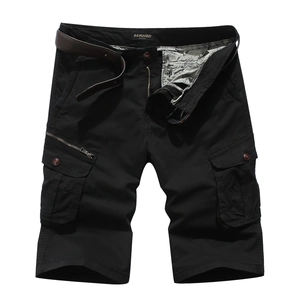 Men's Casual Cotton Cargo Shorts Multi Pocket Outdoor Breathable Work Shorts With Belt For Summer Daily Wear Fashion