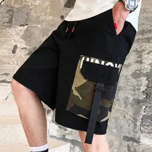 Men Cargo Shorts Cotton Twill Multi Pockets Casual Loose Straight Leg Half Pants For Summer Outdoor Streetwear Shorts