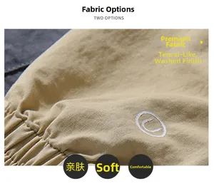Macro del tessuto tipo Tencel lavato con dettaglio del polsino elastico beige