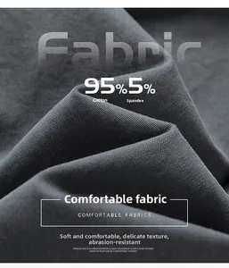 Detail of cargo pants fabric showing 95% cotton texture and flexible spandex material