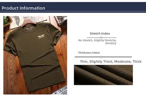 Detail of army green cotton T-shirt featuring breathable mesh fabric and wing logo