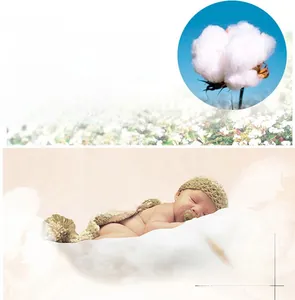 Detailed view of high-quality breathable cotton fabric showing soft texture and durability