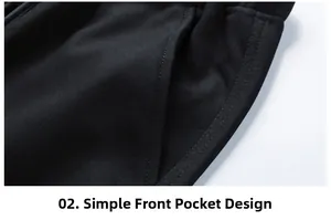 Macro shot of minimalist front pocket design on black techwear cargo pants with clean stitching