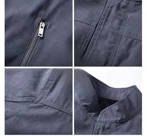 Detailansicht der dunkelgrauen Outdoor-Jacke mit Metallreißverschluss und verstärkten Nähten