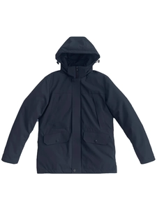 Men's Warm Thickened Parka Jacket Hooded Windproof Water Repellent Outdoor Casual Coat With Multi Pockets For Winter