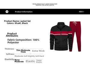 Detail of black and red track suit material composition 100 polyester fiber texture