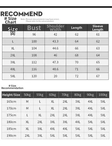 Size chart for men denim jacket detailing chest, shoulder, and length measurements