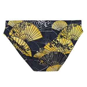 Maillot de bain pour hommes avec motif d'éventail japonais et tissu séchage rapide