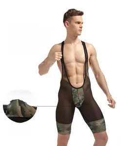 Macro detail of breathable mesh fabric and ergonomic U-convex pouch on men bodysuit
