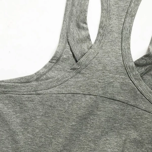 Detail of grey cotton mens bodysuit with reinforced double-needle flat-seam stitching