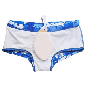 Détail interne du short de bain pour hommes avec doublure rapide et rembourrage de confort