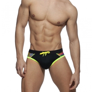 Slips de Bain pour Hommes Imprimé Géométrique Ethnique Cordon Taille Élastique Design Colorblock Séchage Rapide Plage pour Hommes