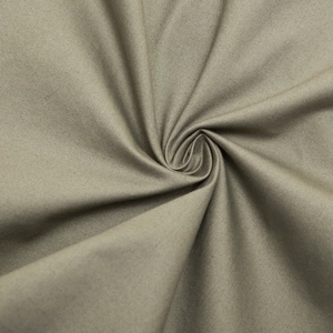 Macro texture detail of high-quality twill cotton fabric for military style shirts