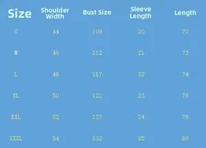 Detailed size chart for men's slim fit plaid shirt with measurements from S to XXXL