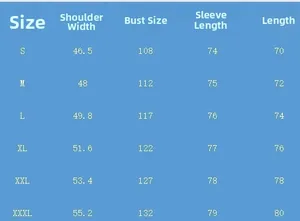 Detailed size chart for men's short sleeve shirt showing S to 3XL measurements for fit guide