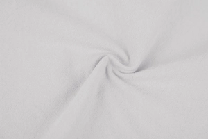 Close-up macro detail of white linen fabric texture showing natural woven fiber patterns