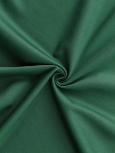 Deep green short sleeve Polo shirt featuring high-density knit fabric with spiral texture