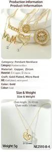 Detailopname van de MOM hart hanger met zirkoon inleg en een elegante ketting