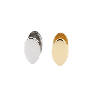 Gepolijste hip-hop tandsieraden in goud en zilver, glanzende metalen mondaccessoires