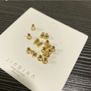 Cierres de Pendientes de Silicona Aleación Transparente Oro Plata Bala Flor Mariposa Topes de Pendientes Joyería DIY