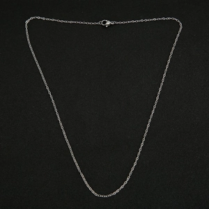 Detail of silver snake chain necklace showing the polished finish and lobster clasp closure