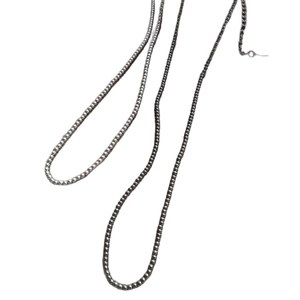 Minimalistische zilveren ball chain ketting met gepolijste kralen voor de dagelijkse stijl